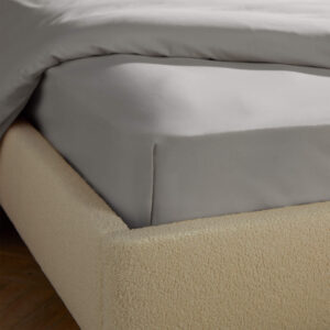 Silentnight Brushed Cotton Fitted Sheet - Grey