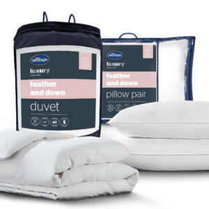 Silentnight Feather & Down 13.5 Tog Duvet & Pillow Pair Bundle