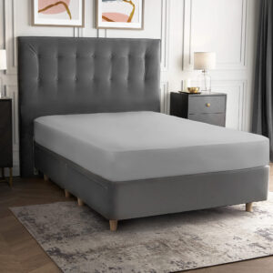 Silentnight Pure Cotton Fitted Sheet - Silver