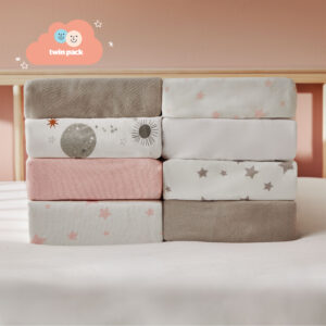 Silentnight Safe Nights Cot Bed Fitted Sheets (Pack of 2)