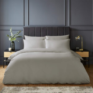 Silentnight Pure Cotton Duvet Set - Light Grey