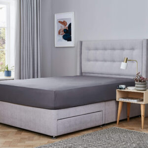 Silentnight Cotton Rich Fitted Sheets - Charcoal