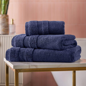 Cosmo Living Supersoft Towel - Navy