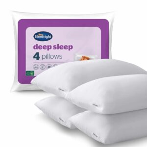 Silentnight Deep Sleep Pillows, 4 Pack