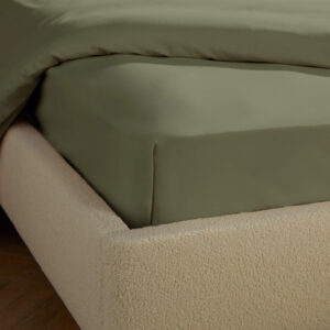 Silentnight Brushed Cotton Fitted Sheet - Green
