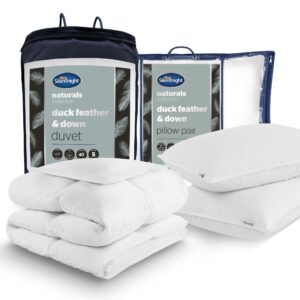 Silentnight Feather & Down 13.5 Tog Duvet & Pillow Pair Bundle