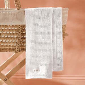 Silentnight Safe Nights Cellular Blanket - White - 2 Pack