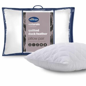 Silentnight Quilted Duck Feather Pillow