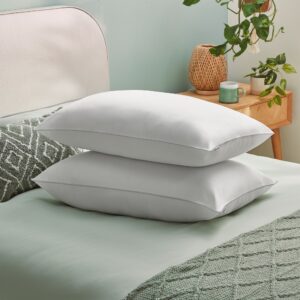 Silentnight Premium Overlocked Anti-Allergy Pillow Pair