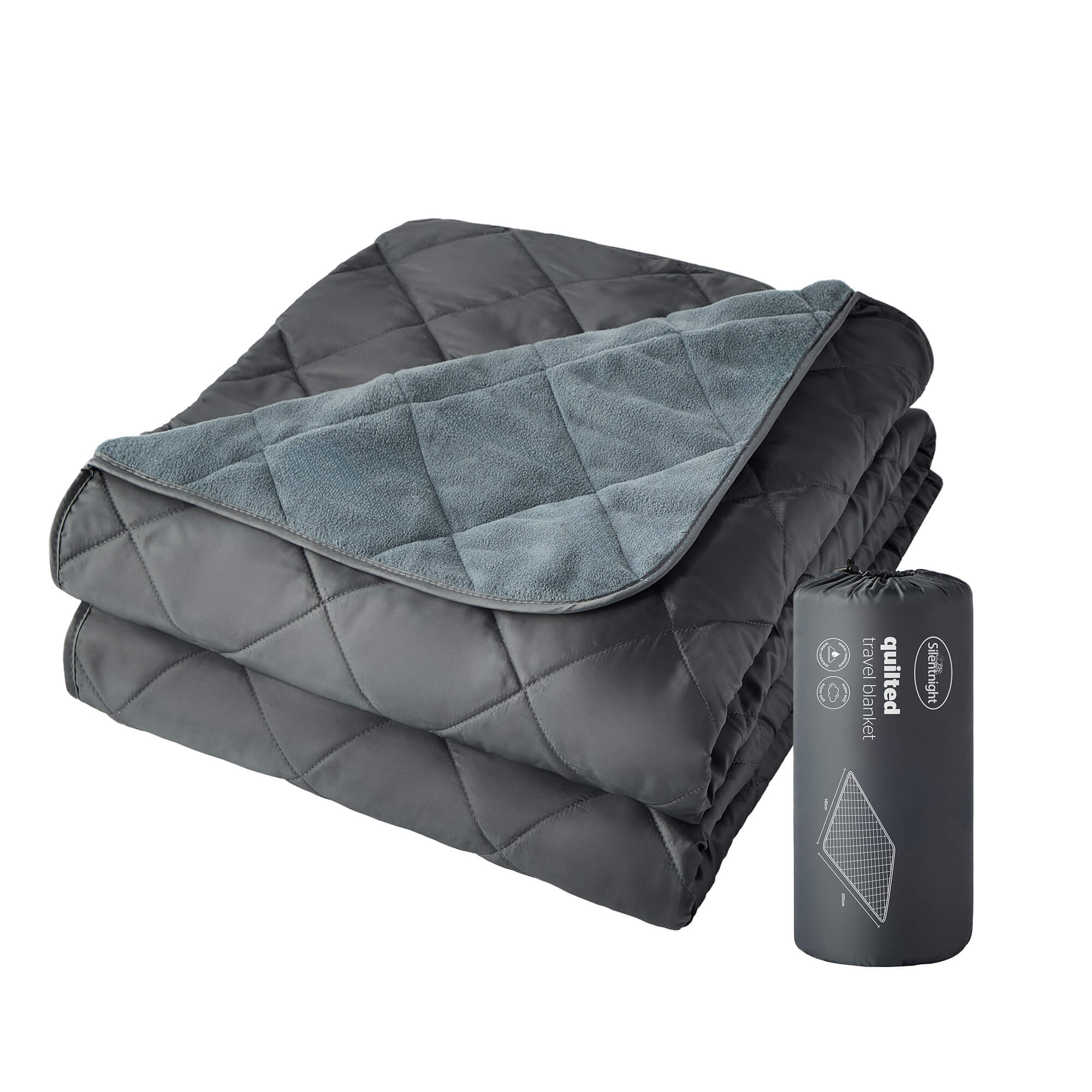 Silentnight Camping Collection Quilted Travel Blanket