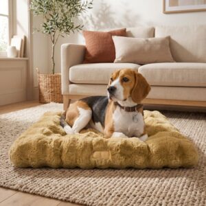 Snug Super Snuggly Pet Bed Natural
