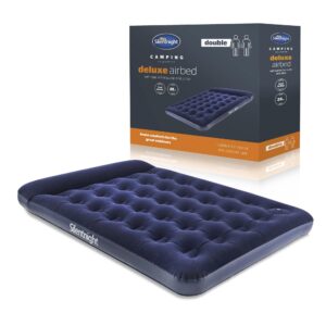 Silentnight Flock Airbed With Integrated Foot Pump