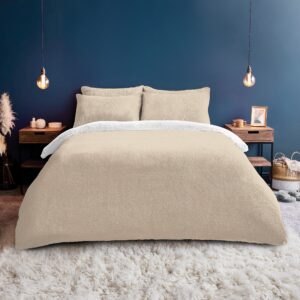 Silentnight Teddy Fleece Reversible Duvet Set