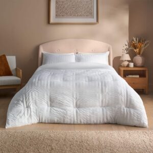 Silentnight Coverless Duvet Luxury Seersucker 10.5 Tog