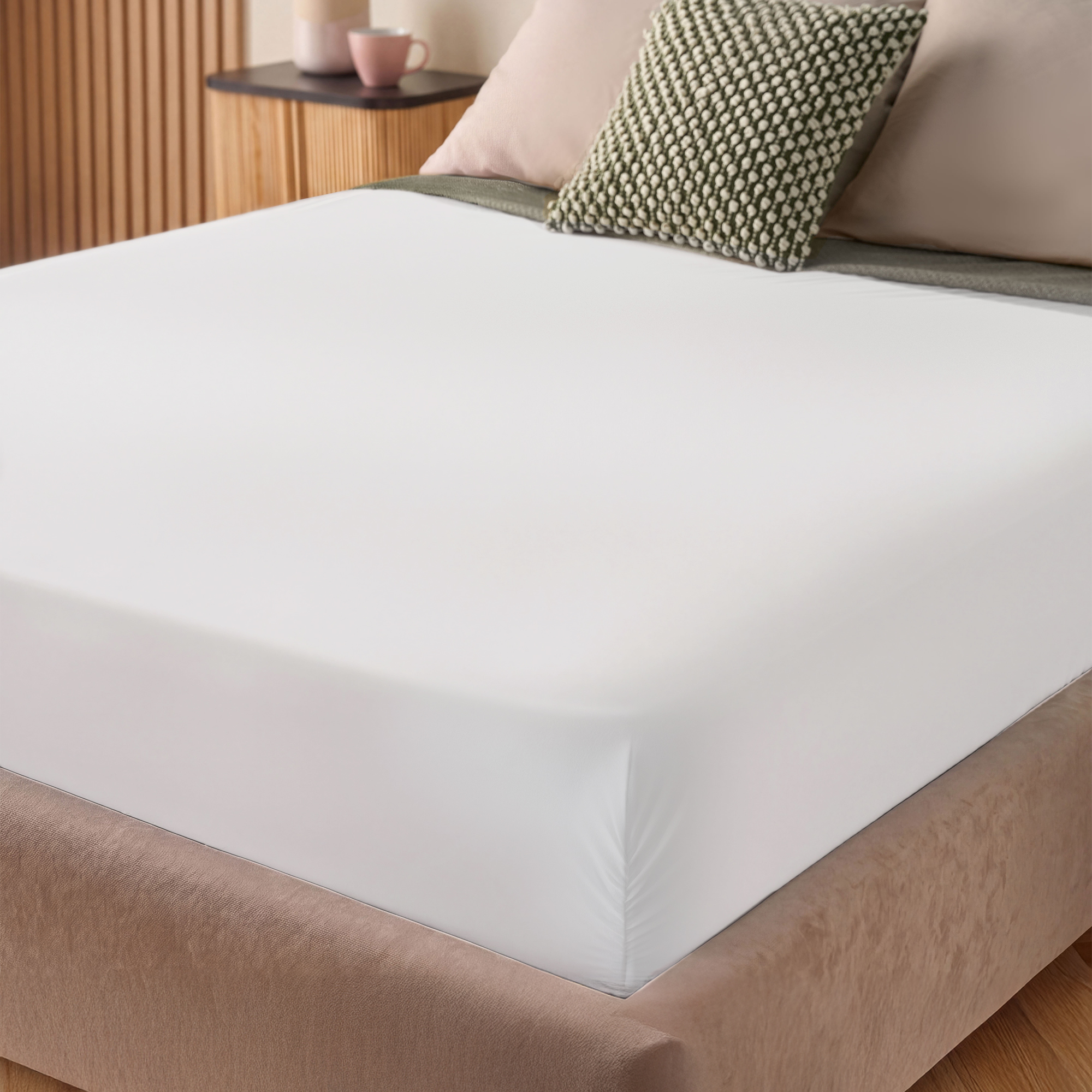 SILENTNIGHT SUPERSOFT PERFECT FIT FITTED SHEET – SAGE – SINGLE