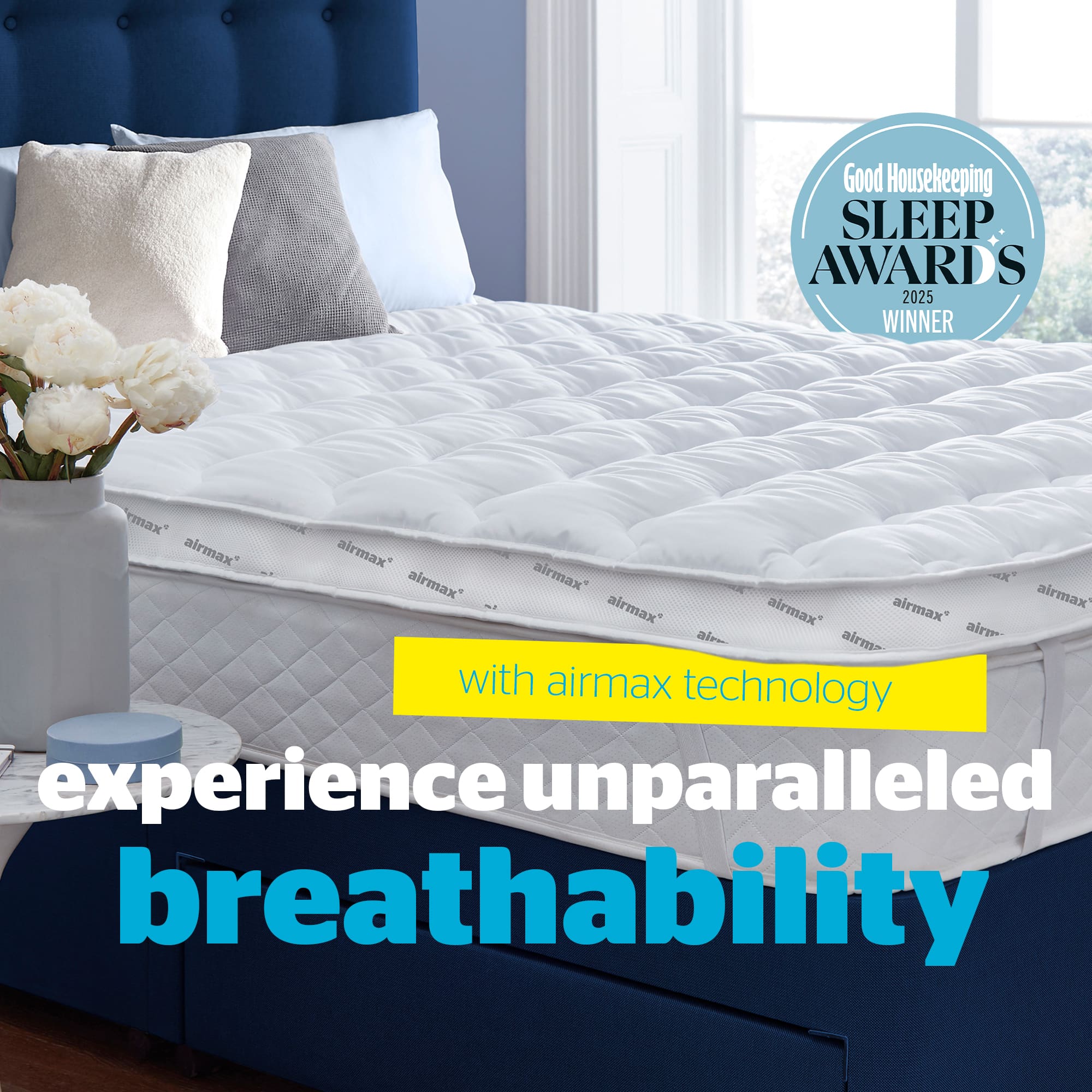 Silentnight Airmax 800 Mattress Topper – Double – Pallet